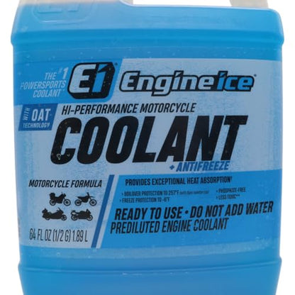 Engine Ice Off-Road High-Performance Motorcycle Coolant and Antifreeze Blue