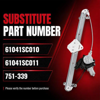 Nakkaa Front Left Window Regulator Compatible with Forester 2009-2013