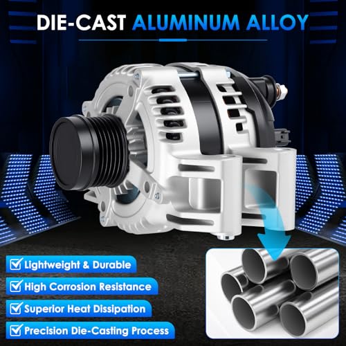 Car Alternator 11572 160A Fit for Jeep-Grand Cherokee 3.6L V6 - size: #11572N, 11572 Alternator