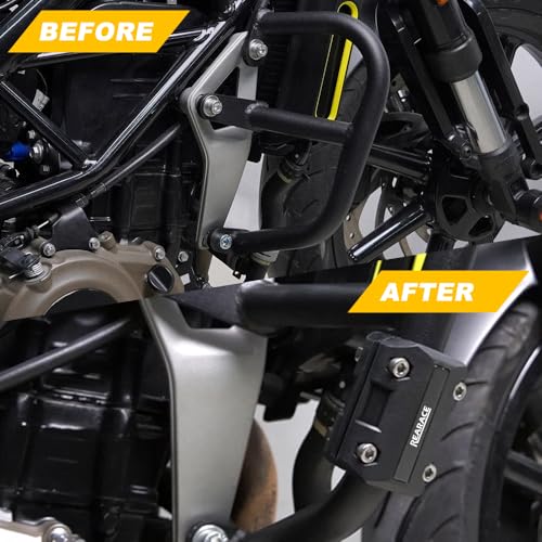 Motorcycle Bumper Blocks Crash Bar Protector Universal 22-28mm