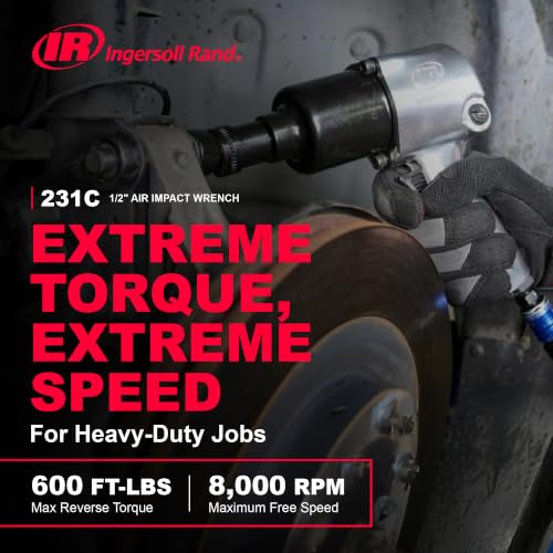 Ingersoll Rand 231C 1/2" Drive Air Impact Wrench - size: 1/2" Impact - Front Exhaust