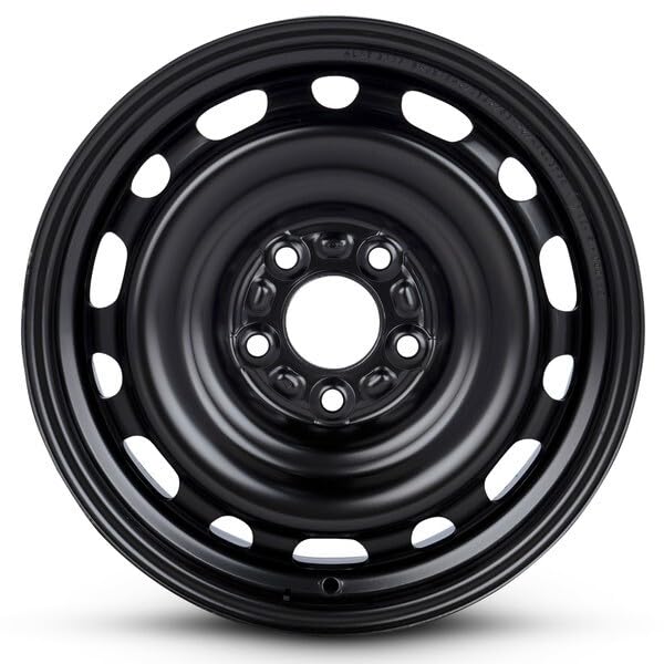 16x6.5 in Steel Wheel Rim 5 Lug 114.3mm 42mm Offset 67mm CB| Powder-Coated Black finish Fits 2008-2020 Kia Soul | New OEM Replacement | 9965B86560 - size: 16x6.5 - Fits Kia Soul 2008-2020