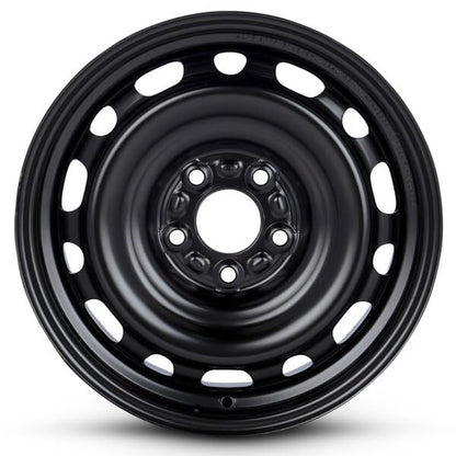 16x6.5 in Steel Wheel Rim 5 Lug 114.3mm 42mm Offset 67mm CB| Powder-Coated Black finish Fits 2008-2020 Kia Soul | New OEM Replacement | 9965B86560 - size: 16x6.5 - Fits Kia Soul 2008-2020