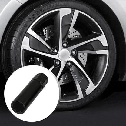 Large 7 Spline Car Lug Nut Socket, Automotive Wheel Lock Key Removal Tool for 21mm (13/16") and 22mm (7/8") Hex Socket Wrench, Vehicle Tuner Lug Nut Key Tool, Universal Fit - size: 7 Spline