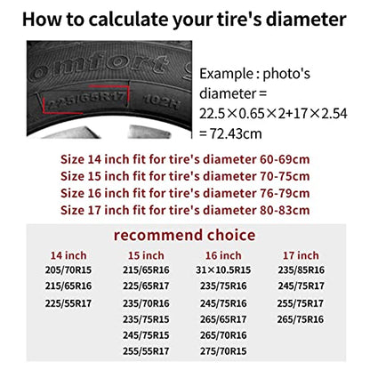 Bow Deer Hunting American Flag Weatherproof Spare Tire Cover - color: Orange, size: 14 inch