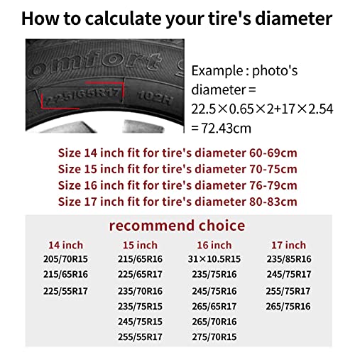 Parrot Pirate Spare Tire Cover Waterproof Sun Protection Fit 14 Inches - color: Parrot Pirate, size: 14 inch