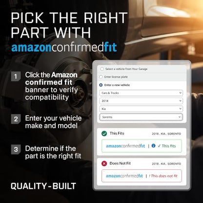 QUALITY-BUILT Black Series Front or Rear Brake Pads for 14-21 Chevy,BP1001C - size: BP1001-C