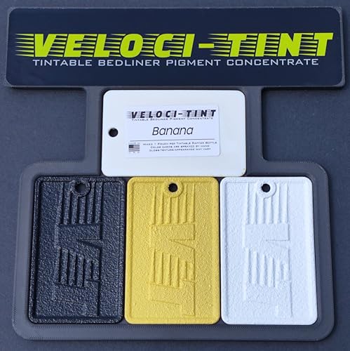 VelociTint Bedliner Pigment Concentrate 2oz Pouch for 2K Urethane Tintable Bed Liner 200+ Colors Available (Banana) - color: Banana