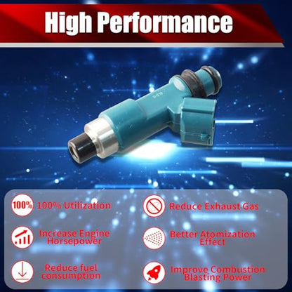 Set of 4 Fuel Injectors 15710-65J00 FJ1053 Replacement - size: FJ1053