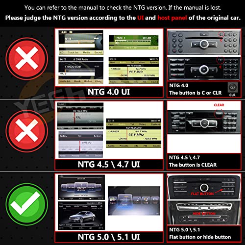 12.3" Linux CarPlay Screen for Mercedes-Benz C W205 NTG5.0 - style: C NTG5.0
