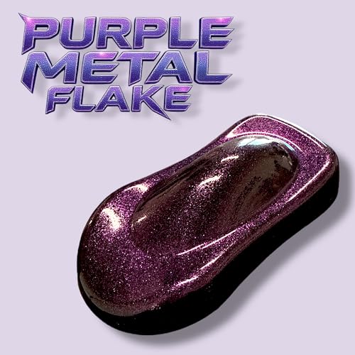 LiME LiNE Purple Metal Flake Midcoat Automotive Grade Sparkle Spray Paint - No Equipment Needed - Finish with 2K Clearcoat - color: Purple