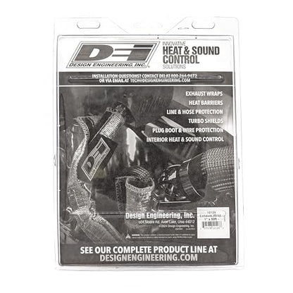 Design Engineering Titanium Exhaust Wrap 1" x 50' Lava Rock Technology - color: Titanium, size: 1" x 50'
