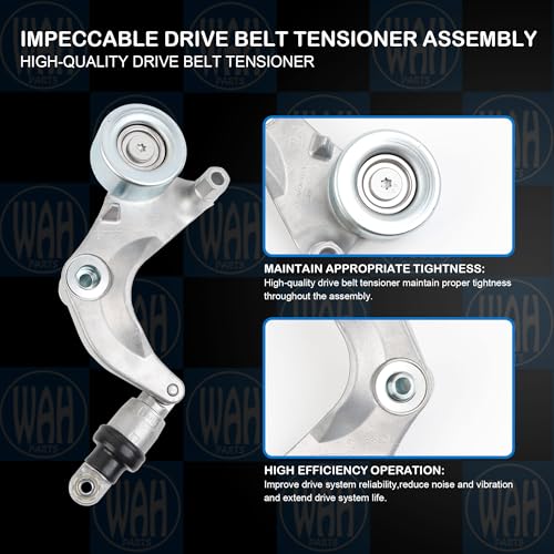 Drive Belt Tensioner Assembly Kit Compatible with Honda