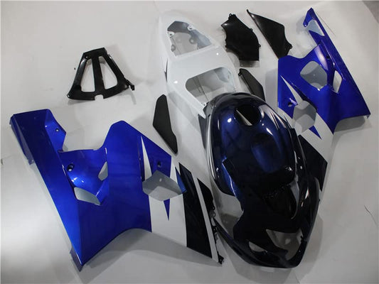 YTL Blue White Full Fairing Fit for Suzuki 2004-2005 GSXR 600/750 - color: 021 Blue White