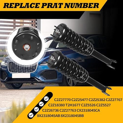 2PCS Front Shock Absorber Struts Compatible with XF RWD 09-15