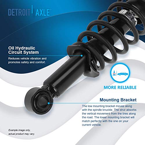 Detroit Axle - 1.8L Struts Kit for 2009-2013 Toyota Corolla - size: 4Q2600164/Shock Kit