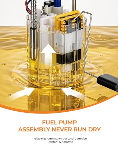 AutoExact Fuel Pump Assembly Compatible with 2005-2016 Chrysler 300 Dodge Charger Challenger Magnum 2.7L 3.5L 3.6L 5.7L, with sending unit fuel Replaces E7192M P76609M - size: 06-16 Chrysler/Charger/Challenger Left