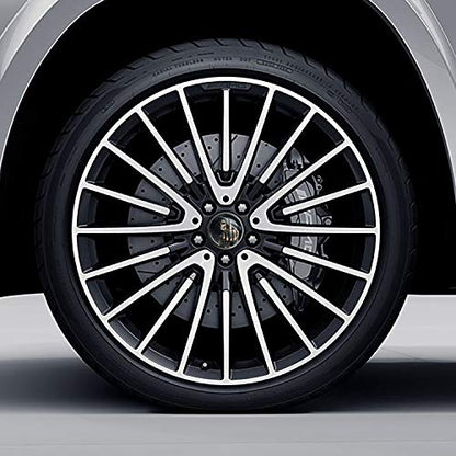 Set of 4 x 75mm Wheel Centre Caps Compatible with Mercedes Benz B66470207 / B66470200 Black CM 25