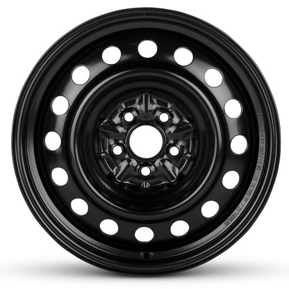 OEM Replacement 16x7 Steel Wheel 5x100 Bolt Pattern Black Finish Rim for 2020-2024 Toyota Corolla – Direct Bolt-On Fit - size: 16x7 inch - Black