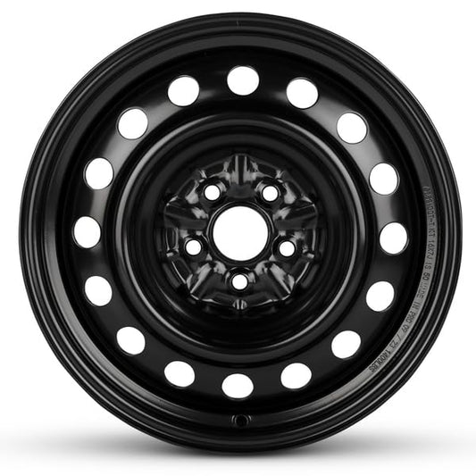 OEM Replacement 16x7 Steel Wheel 5x100 Bolt Pattern Black Finish Rim for 2020-2024 Toyota Corolla – Direct Bolt-On Fit - size: 16x7 inch - Black