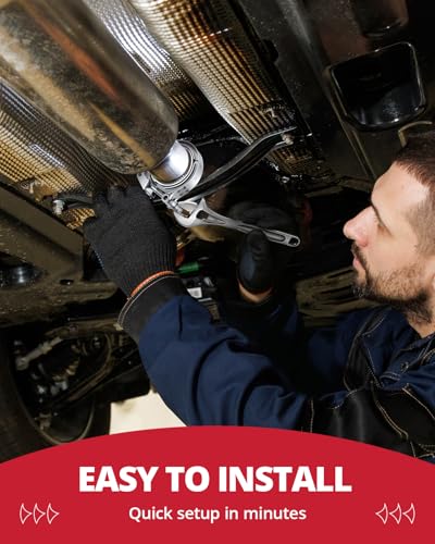 EVIL ENERGY V Band Clamp Quick Release Stainless Steel with Flange Male Female Mild Steel 2.5 Inch - size: 2.5"