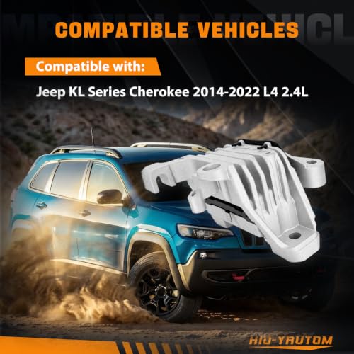 Front Right Engine Mount Compatible with Jeep Cherokee KL 2014-2022 2.4L L4