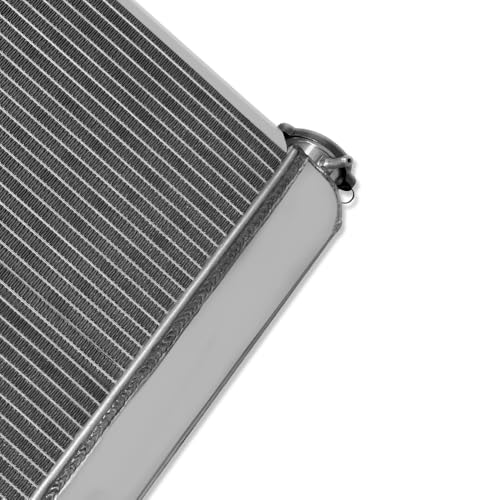 Universal 22" x 19" Aluminum 2 Rows Radiator For GM Chevy SBC BBC - size: 22" x 19"