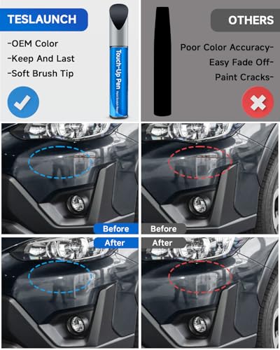 61K Dark Gray Metallic Compatible with Subaru Exact Match Touch Up Paint Car Scratch Repair - color: Dark Gray Metallic(61K) compatible with BRZ/Crosstrek/Forester-models/Impreza/Legacy-models/WRX/XV-Crosstrek