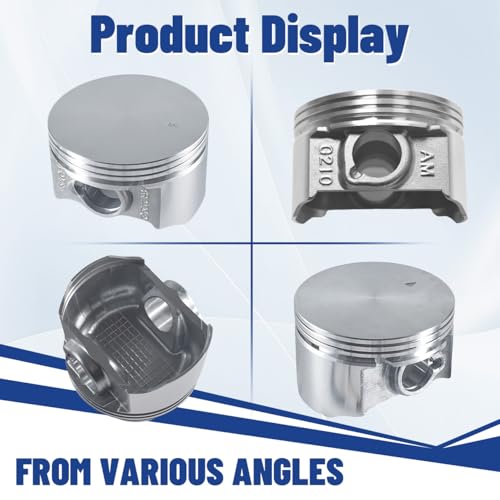 70mm Flat Top Piston and .550 Ring Kit With Head Gasket For Predator 212cc