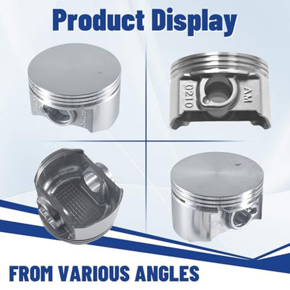 70mm Flat Top Piston and .550 Ring Kit With Head Gasket For Predator 212cc