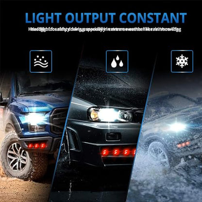 4Pcs 23mm COB DC 12V Eagle Eye LED Car Fog DRL Daytime Running Light Car ATV Camper Trunk Motorcycle Marker Lights Lamp Tail Reverse Fog Light Signal Lamp (Red) - color: Red