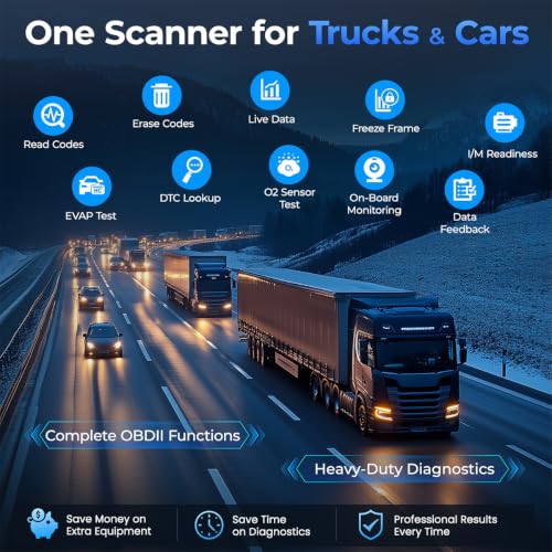 NEXAS NL102 Heavy Duty Truck Diagnostic Scanner for Diesel Trucks - color: truck scanner