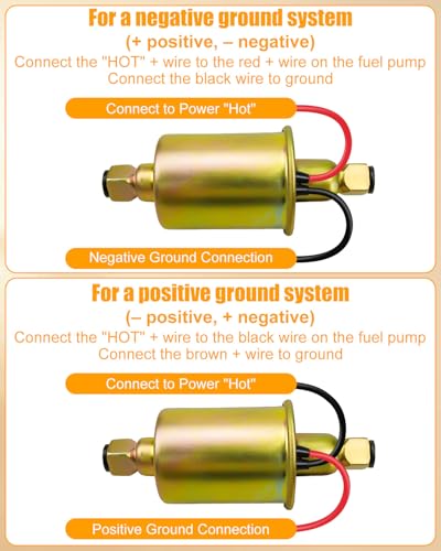 6 Volt Universal Electric Fuel Pump Fit for Carbureted E8011 SP1124