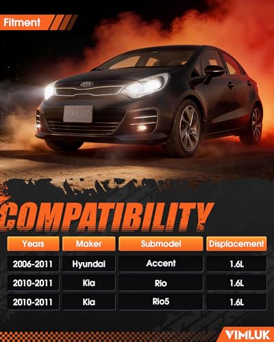 28610-1G300 Exhaust Flex Pipe for Accent 06-11 & Rio 1.6L 53725 - size: 2010-2011 Kia Rio; 2006-2011 Hyunda Accent