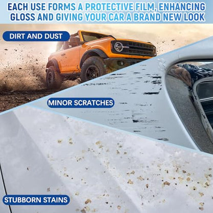 2Pcs Nano Quick Coat Restore Coating Spray, 2026 Advanced Automobile Quick-Acting Coating Agent, Glazing Effects Long-Lasting, Coatingagent Spray With Dust Proof