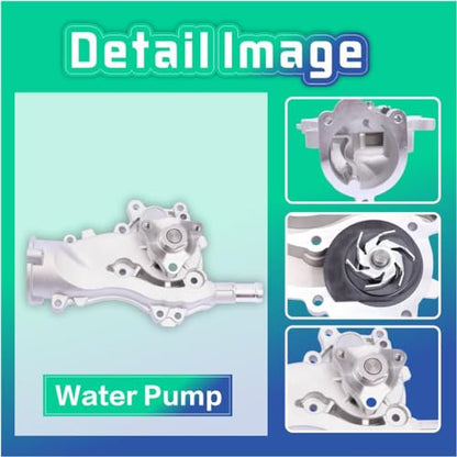 Water Pump Thermostat Kit Compatible with 2011-2016 Cruze &2013-2020 Encore