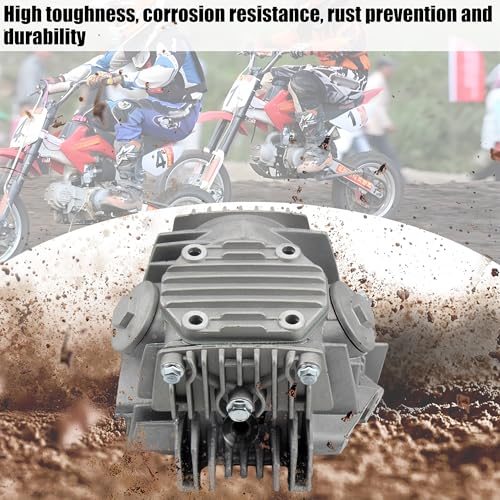 52.4mm Cylinder Head Assembly with Spark Plug and Gaskets for 4-Stroke 1P52FMH Horizontal Engine 110cc ATV Dirt Pit Bike Go Karts Quad 4 Wheeler Dune Buggys Motorcycle - color: Cylinder Head Assembly