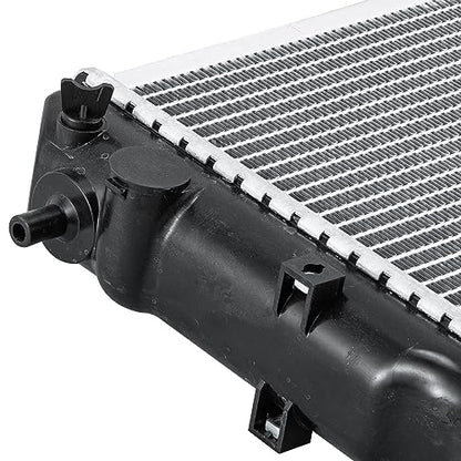 OE # 3C081-17100 Radiator Replacement for Kubota M9540FC M100XDTC M108SH M108SDSL SDSL2 M9540M100GXDTC M110XDTC M8540DT M8560HD M9960HDC M9960HF, Aluminium Tractor Radiator - size: 3C081-17100