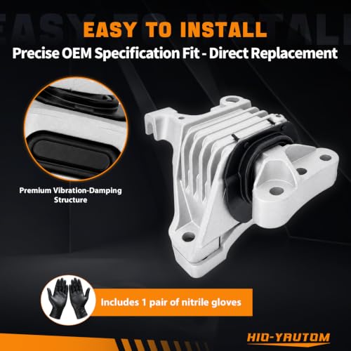 Front Right Engine Mount Compatible with Jeep Cherokee KL 2014-2022 2.4L L4