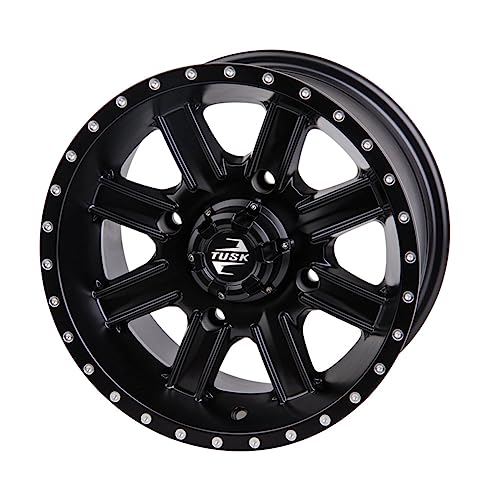 4/156 Tusk Cascade Wheel 14x7 4.0 + 3.0 Matte Black For Polaris RZR XP 1000 High Lifter Edition 2015-2022