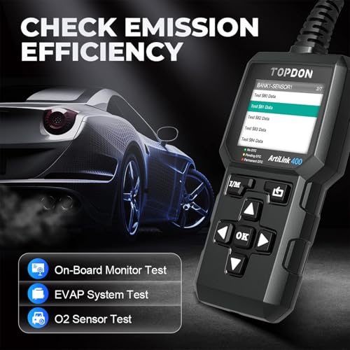 TOPDON AL400 OBD2 Scanner, Check Engine Light Scan Tool, Code Reader