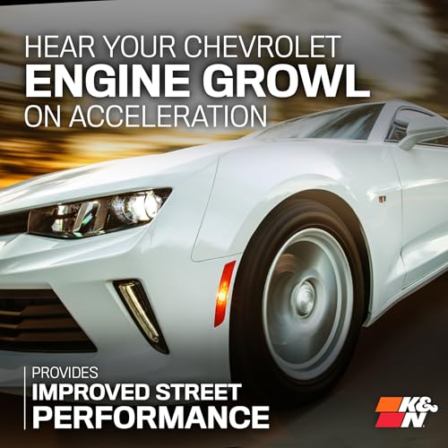 K&N Cold Air Intake System: High-Flow Air Filter, Increase Performance & Acceleration: Compatible with 2012-2015 Chervolet: Camaro, 69-4523TP
