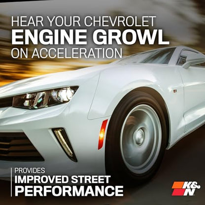 K&N Cold Air Intake System: High-Flow Air Filter, Increase Performance & Acceleration: Compatible with 2012-2015 Chervolet: Camaro, 69-4523TP