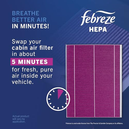 Febreze Odor Control UNSCENTED HEPA Cabin Air Filter by PUREFLOW RZ18110H - style: HEPA