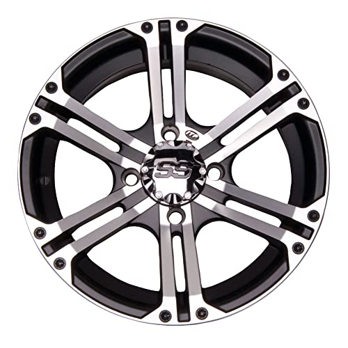 4/110 ITP SS212 Alloy Series Wheel 12x7 5.0 + 2.0 Machined for Polaris OUTLAW 525 IRS 2007-2011