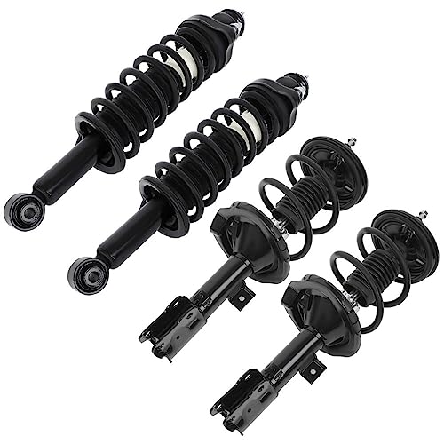 Front and Rear Pair Strut & Coil Spring Assembly Fit 2008-2010 for Mitsubishi Lancer Replace Struts Complete Assembly for 172508 172355/1331665R 172356/1331665L