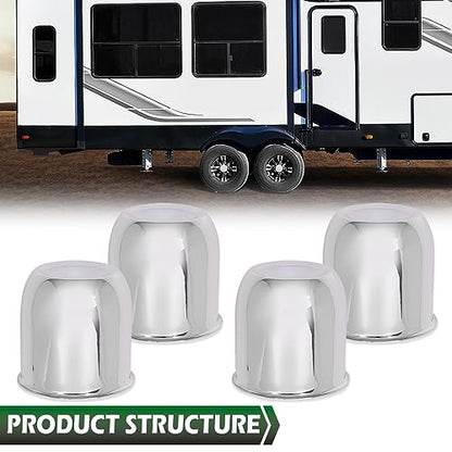 GRAND ORANGE Wheel Center Cap Fit 3 1/4", 3.25" Trailer Rims - color: Fit 3.25" Rims Center Bore (4 PCS)
