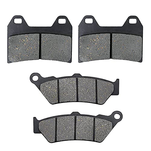 AHL Front & Rear Brake Pads Set for Victory V92C (All Models Single Front Rotor) 1998-2003 (Semi-metallic) - size: Semi-metallic