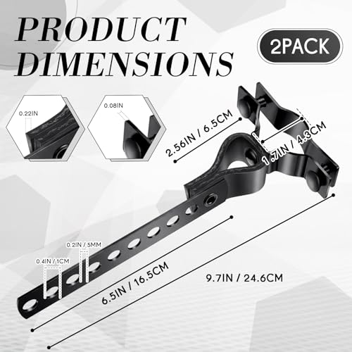 Geetery 1 Pcs Universal Exhaust Hangers Muffler Hanger, Rv Style, Black - color: Black, size: Rv Style