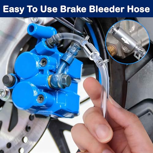 3PCS Brake Bleeder Hose One Way Check Valve